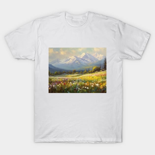 Mountain landscape T-Shirt by FancyPen